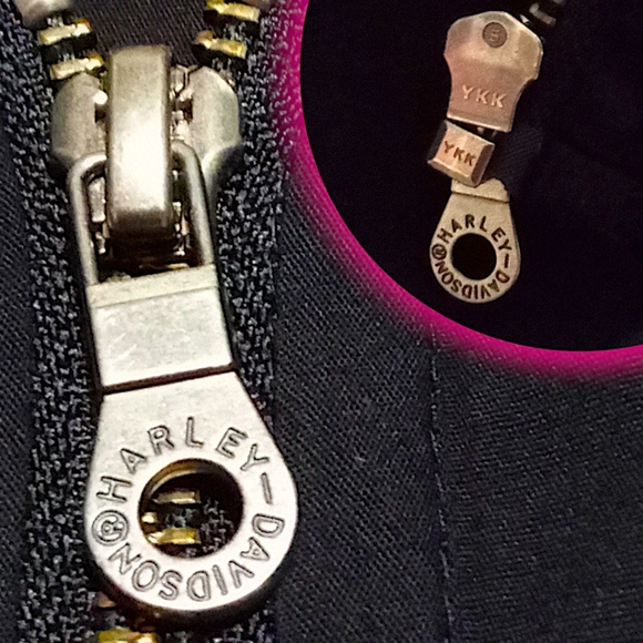 New-Vintage Harley-Davidson Pink Label Zip Front Woven Shirt | Women's 2XL - Picture 12 of 16